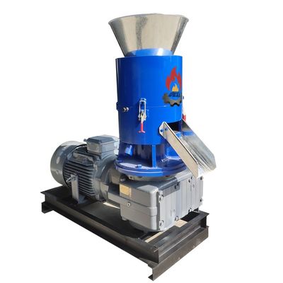 kwaliteit  Biomass Pellet Making 30KW SKJ2-350 300-500KG/h Sawmill Using Flat Die Sawdust Pellet Maker With CE fabriek